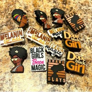Melanin Magic Shoe Charms Set